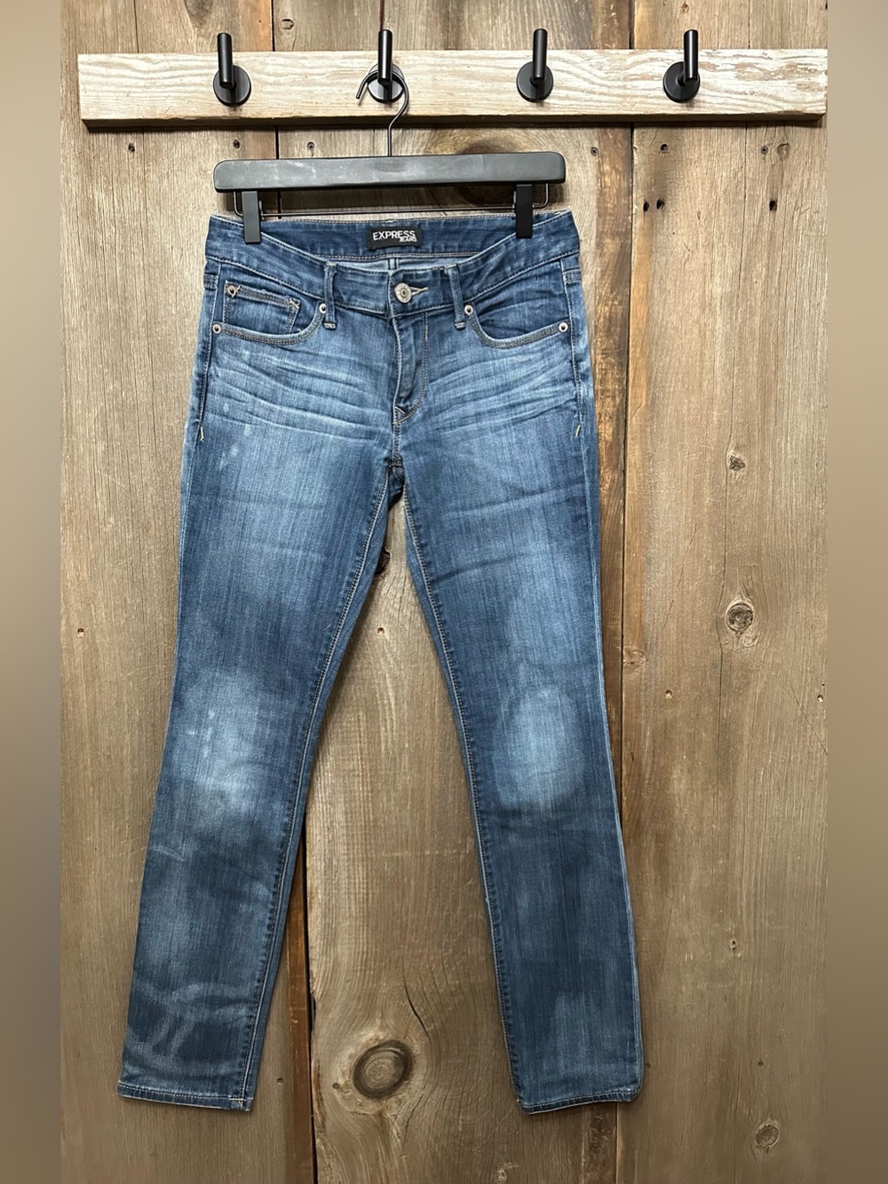 2012 Express Ankle Stella Regular Fit Low Rise Jean in Blue Size 4 Women’s
